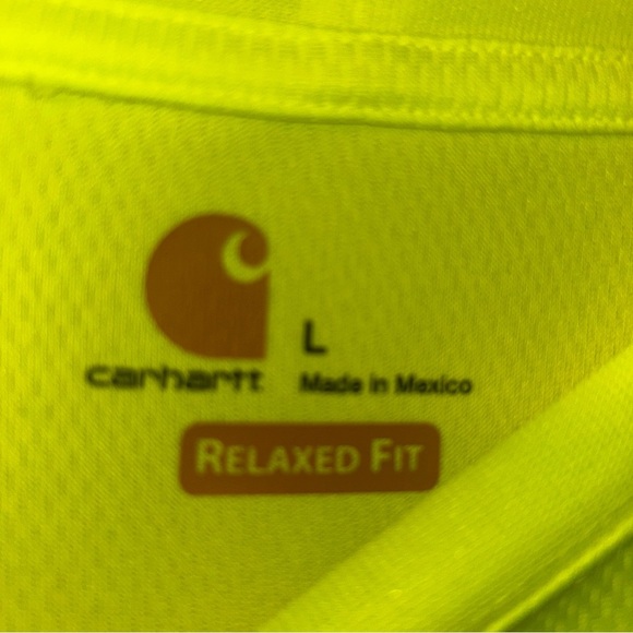 Carhartt High-Visibility Force Relaxed Fit Lightweight Pocket T-Shirt Large - Picture 4 of 4